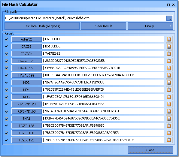 File Hash Calculator